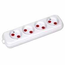 Колодка 4 гнізда · HOROZ ELECTRIC · kolodka-4-gnezda