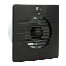 Вентилятор 12W (10 см) чорний · HOROZ ELECTRIC · ventiljator-12w-black