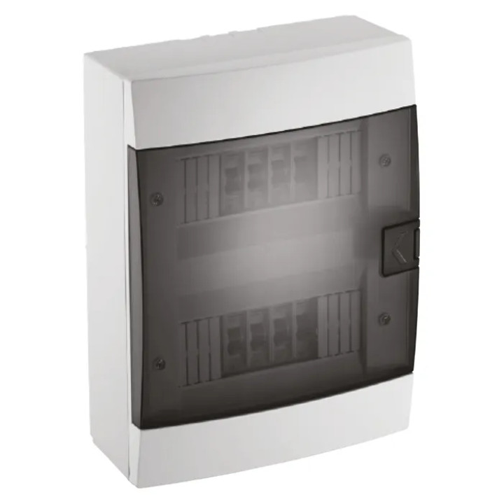 Щиток зовнішній 24 авт. білий · HOROZ ELECTRIC · surface-mounted-24-av-white