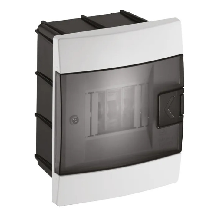 Щиток внутрішній 4 авт. білий · HOROZ ELECTRIC · flush-mounted-4-av-white
