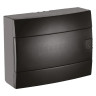 Щиток зовнішній 12 авт. чорний · HOROZ ELECTRIC · surface-mounted-12-av-black