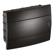 Щиток внутрішній 12 авт. чорний · HOROZ ELECTRIC · flush-mounted-12-av-black