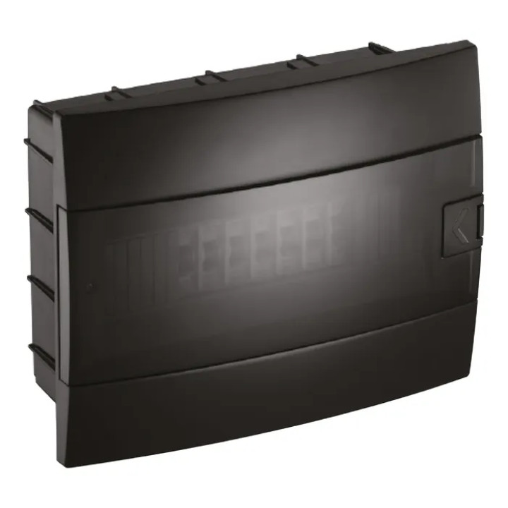 Щиток внутрішній 12 авт. чорний · HOROZ ELECTRIC · flush-mounted-12-av-black