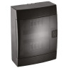 Щиток зовнішній 16 авт. чорний · HOROZ ELECTRIC · surface-mounted-16-av-black