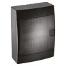 Щиток зовнішній 24 авт. чорний · HOROZ ELECTRIC · surface-mounted-24-av-black