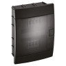 Щиток внутрішній 24 авт. чорний · HOROZ ELECTRIC · flush-mounted-24-av-black