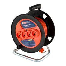 Котушка з кабелем 30м без заземлення · HOROZ ELECTRIC · kotyshka-z-kabelem-30m-bez-zazemlennja