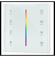 T3-1-White панель /1 зона, белый корпус/