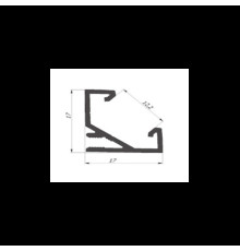 ЛПУ17 -1м. ал. профиль led