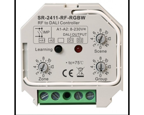 SR-2411-RF-RGBW конвертер-шлюз (RF to DALI)