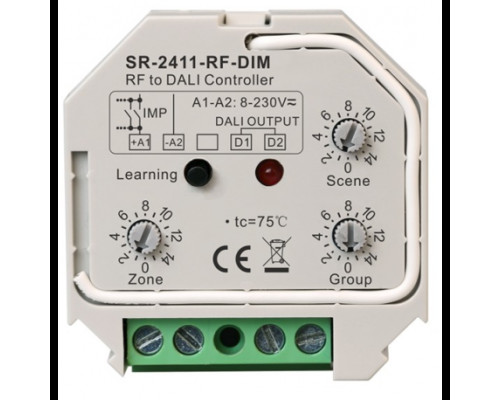 SR-2411-RF-DIM конвертер-шлюз (RF to DALI)