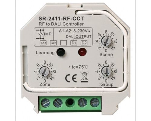 SR-2411-RF-CCT конвертер-шлюз (RF to DALI)