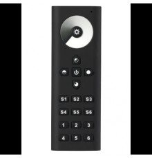 SR-2819-DIM пульт /6 зон, черный корпус/