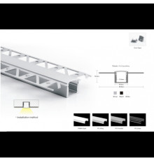 LP-SL307 -1м. ал. профиль (56,9х15,4мм)