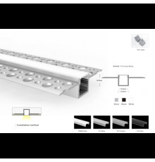 LP-SL200 -1м. ал. профиль (13,2х14,0мм) (3м. ламель)