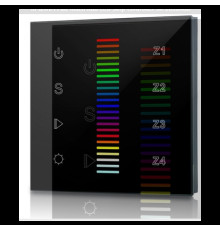 SR-2830RGB-AC (B) панель /4 зоны, черный корпус/