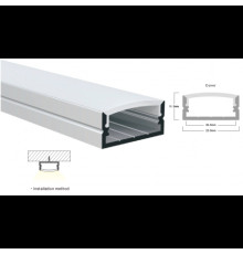 LP-SL095 -1м. ал. профиль (23,0х11,2мм) (3м. ламель)