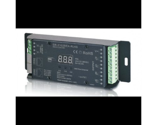 SR-2102BEA-RJ45 -4CH (DMX) декодер
