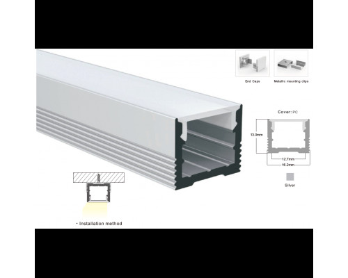 LP-SL347 -1м. ал. профиль (16,2х13мм)