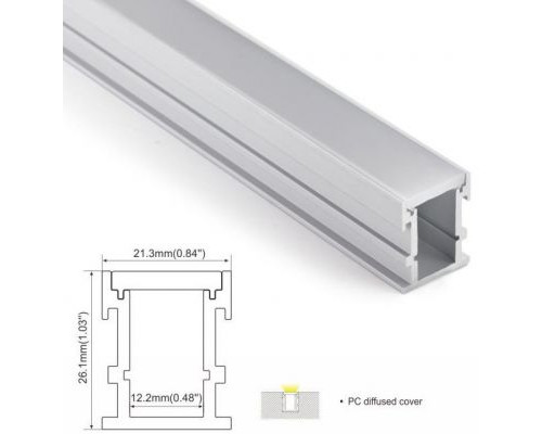 LP-SALP034 -1м. рассеиватель  (в ламелях по 2м)