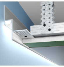 Профіль тіньового шва з LED для стелі 15х30, Аптш 15, 3м.