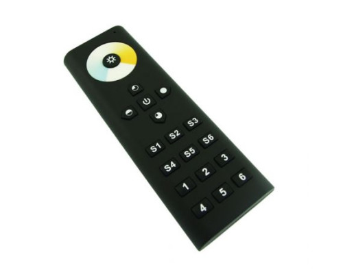 SR-2819CCT пульт /6 зон, черный корпус/