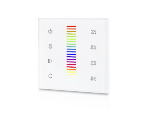 SR-2830RGB-AC (W) панель /4 зоны, белый корпус/
