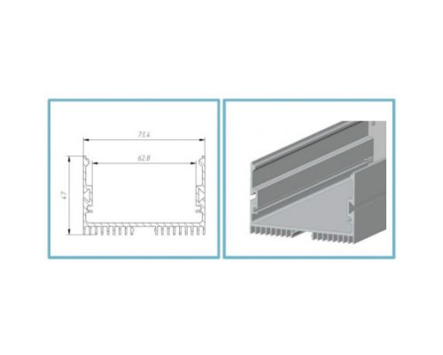 ЛС70  профиль по 1м.