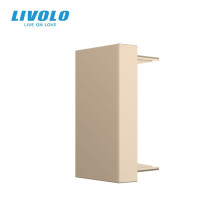 Заглушка для розетки LIVOLO, золота, модуль 22.5×45 мм, 0.5 поста (VL-FCMB-1AP) · LIVOLO · VL-FCMB-1AP