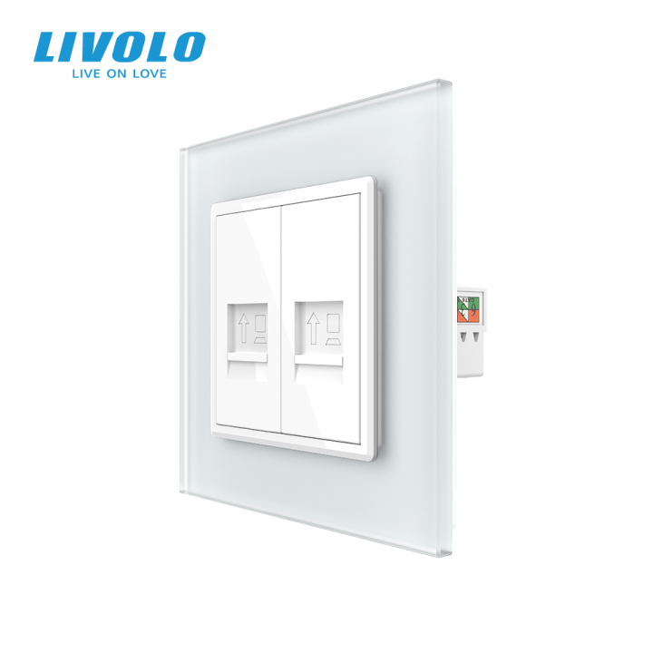Розетка комп · LIVOLO · VL-C7FCCP/FCCP-2WS06