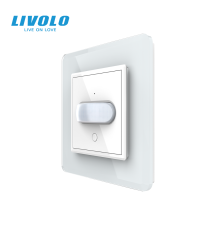 Бездротовий датчик руху LIVOLO білий 2.5D
