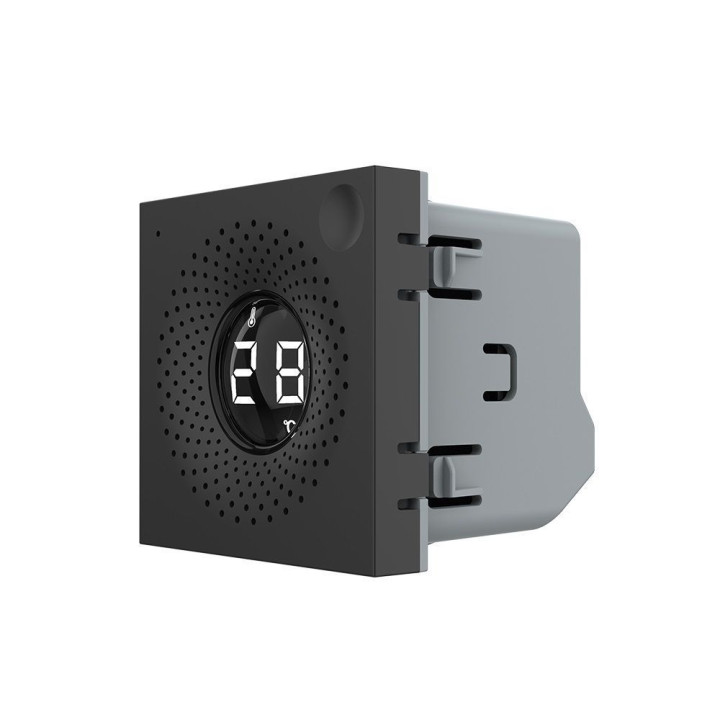 Розумний датчик температури та вологості ZigBee (термометр-гігрометр) LIVOLO, чорний, модуль без рамки (VL-FCEZ-2BP) · LIVOLO · VL-FCEZ-2BP