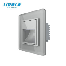 Світильник для сходів LIVOLO, сірий, 2.5D скляна рамка, тепле світло 2700K, 230В, 0.35Вт · LIVOLO · VL-C7FCL1-2IS05