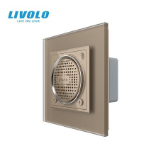 Bluetooth колонка LIVOLO золота матова скло