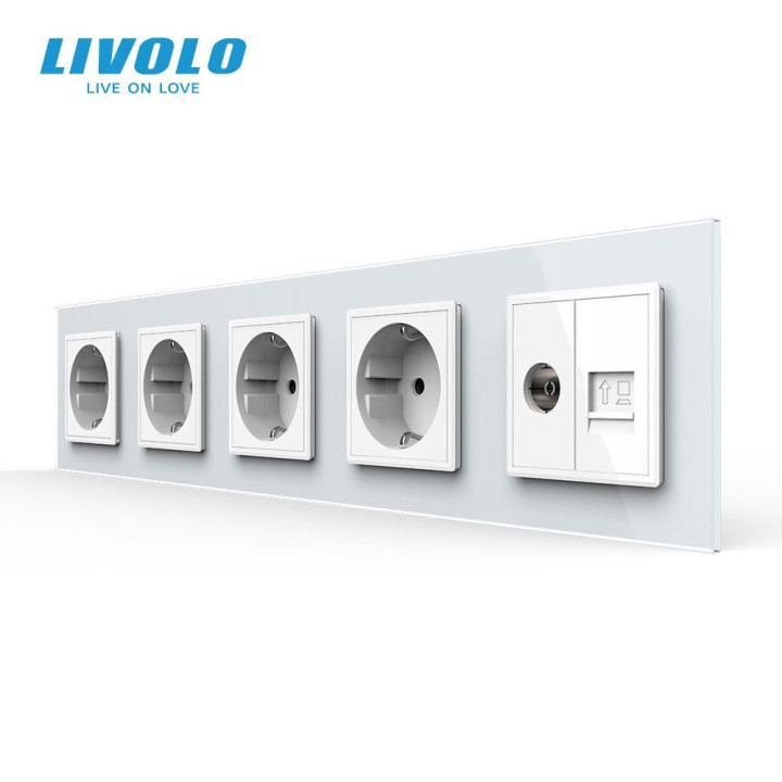 Розетка п · LIVOLO · VL-C7FCTC16A/FCCP/FCTV-10WS06