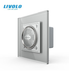 Bluetooth колонка LIVOLO сірий скло (VL-C7-FCF-2IP)