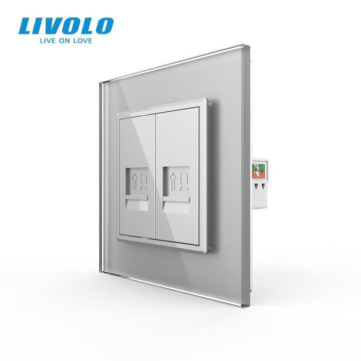 Розетка комп · LIVOLO · VL-C7FCCP/FCCP-2IP
