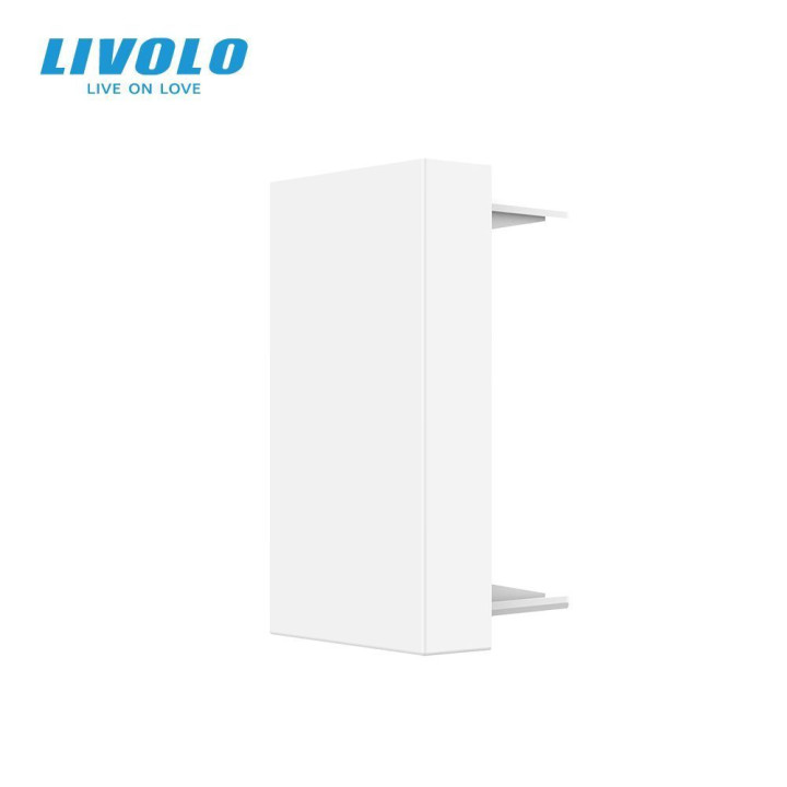 Заглушка для розетки LIVOLO, біла, модуль 22.5×45 мм, 0.5 поста (VL-FCMB-1WP) · LIVOLO · VL-FCMB-1WP