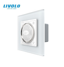 Bluetooth колонка LIVOLO біла матова скло