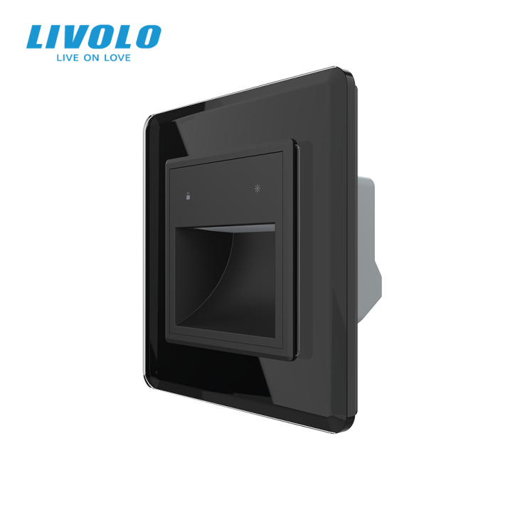 Світильник для сходів LIVOLO, чорний, 2.5D скляна рамка, регулювання яскравості та кольору світла, 220В · LIVOLO · VL-C7FCL3-2BS05