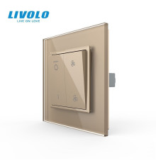 Вимикач регулювання швидкості вентилятора LIVOLO, золотистий