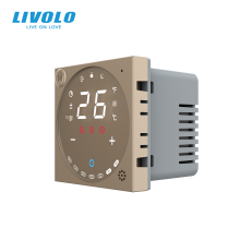 Wi-Fi терморегулятор сенсорний програмований LIVOLO, золотий, модуль без рамки · LIVOLO · VL-FCQ1Y-2AP