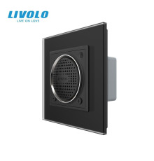 Bluetooth колонка LIVOLO чорна матова скло