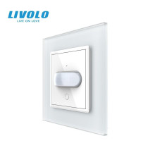 Бездротовий датчик руху LIVOLO білий матовий