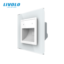 Світильник для сходів LIVOLO, білий, скляна рамка, регулювання яскравості та кольору світла, 220В · LIVOLO · VL-C7FCL3-2WP