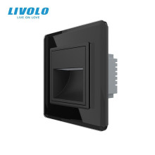 Світильник для сходів LIVOLO, чорний, 2.5D скляна рамка, тепле світло 2700K, 230В, 0.35Вт · LIVOLO · VL-C7FCL1-2BS05