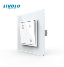 Вимикач регулювання швидкості вентилятора LIVOLO, білий