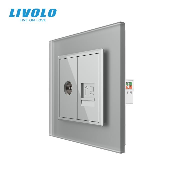 Розетка комп · LIVOLO · VL-C7FCCP/FCTV-2IS06