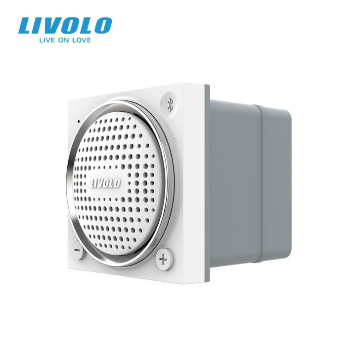 Вбудована Bluetooth-колонка LIVOLO з TWS (стерео) біла, модуль без рамки · LIVOLO · VL-FCF-2WPS25