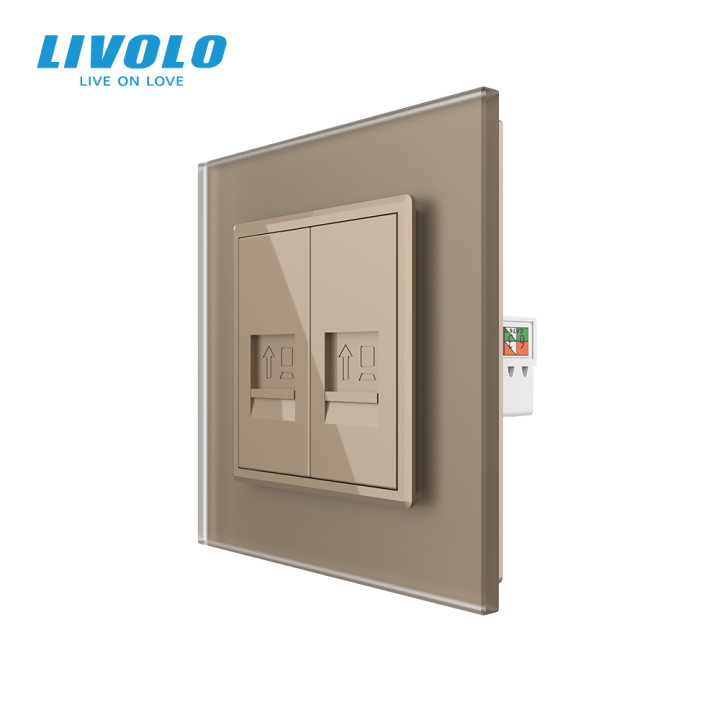 Розетка комп · LIVOLO · VL-C7FCCP/FCCP-2AS06